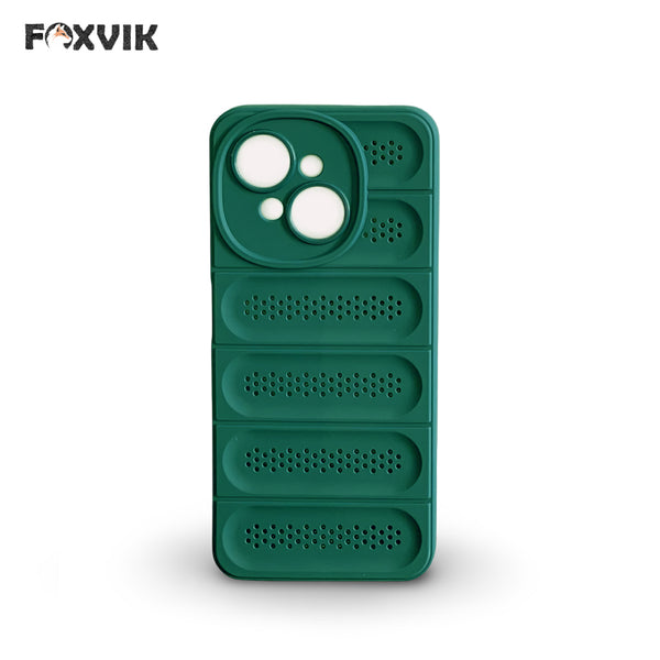 TECHNO SPARK GO 1 SILICONE BACK COVER - Green