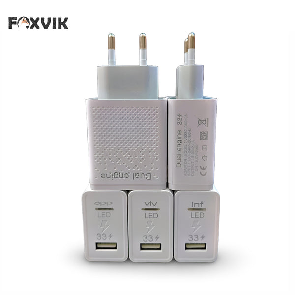 Dual Engine Portable Charging Dock – Fast Charger for OPPO, Vivo, Infinix