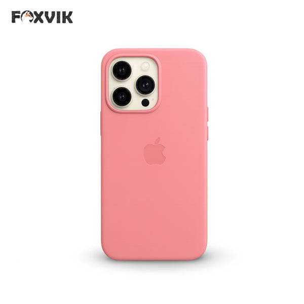 iPhone 15 Pro Max Premium Silicone Rubber Back Case